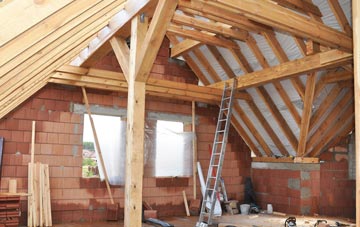 The Wood attic trusses