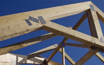 The Wood roof trusses for new builds and additions